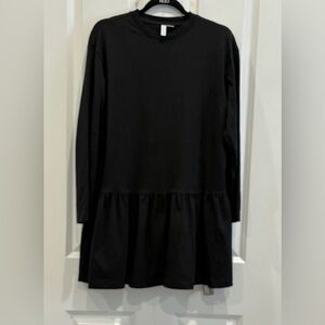Divided by H&M Black Drop Waist Dress